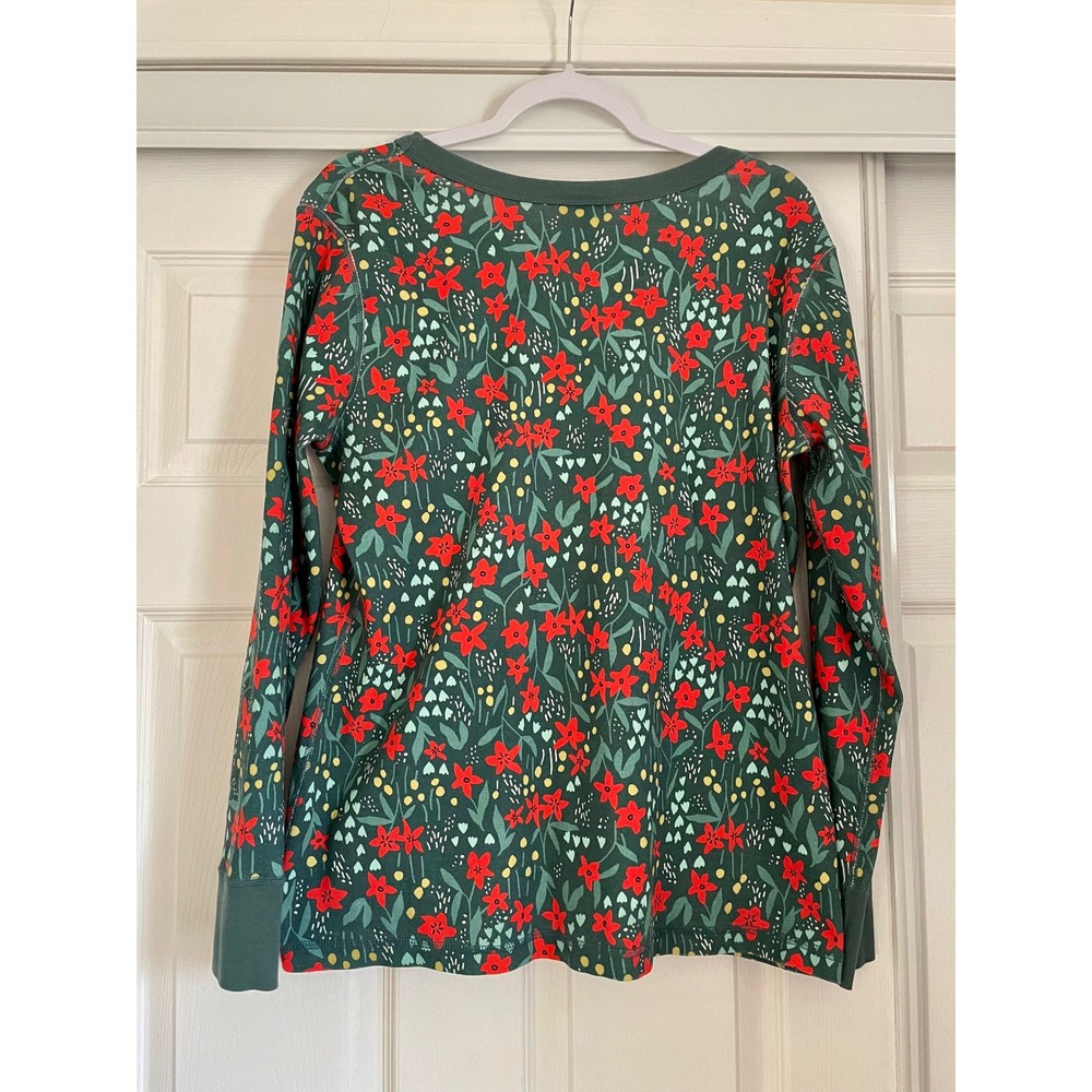 Hanna Andersson XL long sleeve floral organic cotton top - Picture 6 of 8